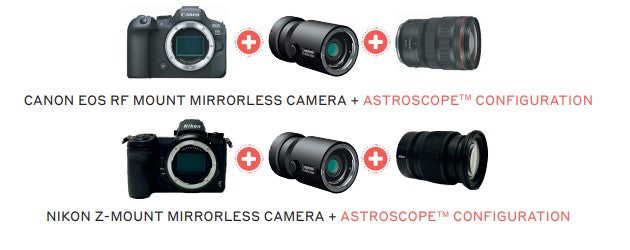 AstroScope Night Vision Adaptor for Canon or Nikon Mirrorless Camera