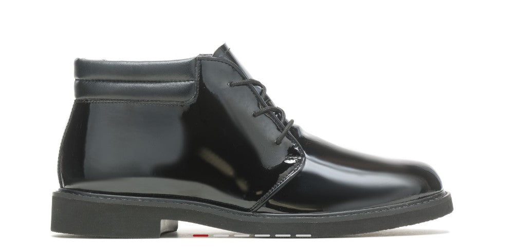 Bates Men\'s Gloss Black Lace-Up Ankle Boots BATES Lites High Gloss Black Chukka Boots Men main image 3