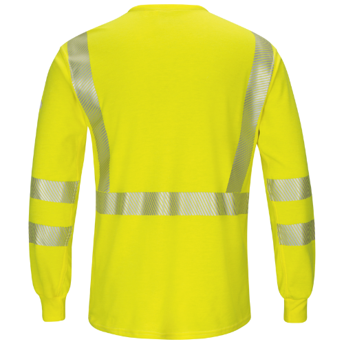 Bulwark SMK8-INSECT Hi-Visibility Lightweight Long Sleeve T-Shirt with Insect Shield