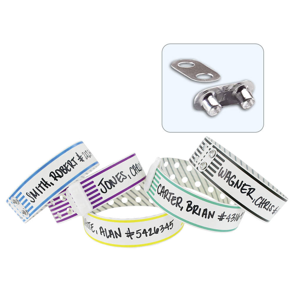 Clincher II Write-On Wristbands for Inmate Identification