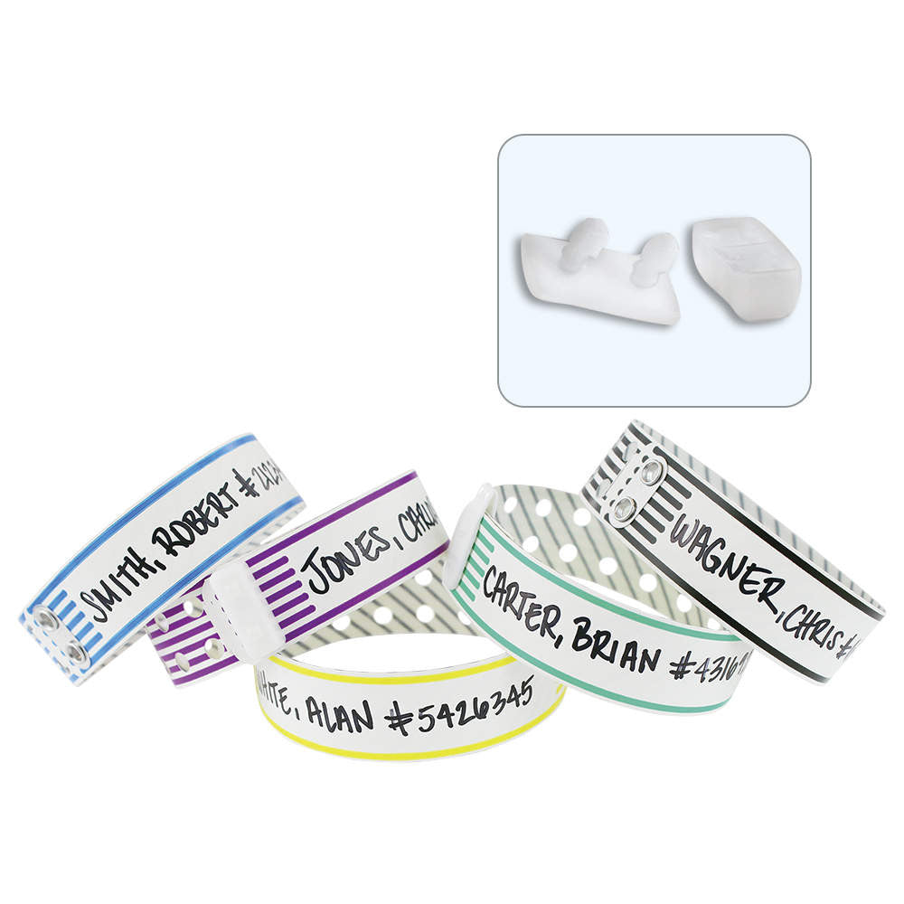 Clincher II Write-On Wristbands for Inmate Identification