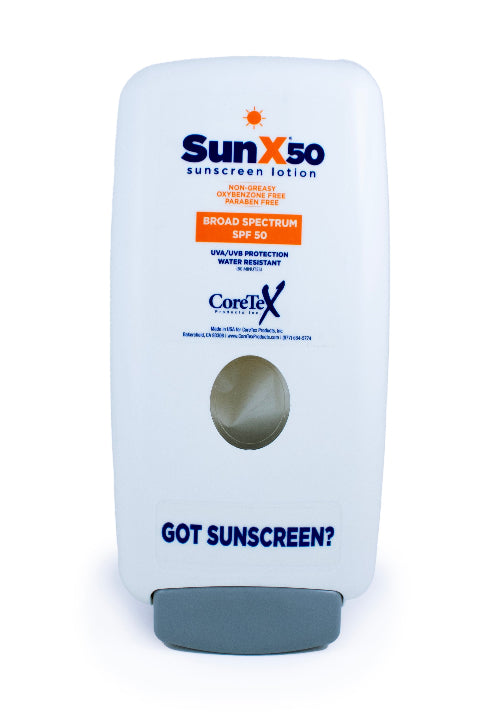 CoreTex Sun X SPF 50+ Broad Spectrum Sunscreen, Wallmount Dispenser Refills