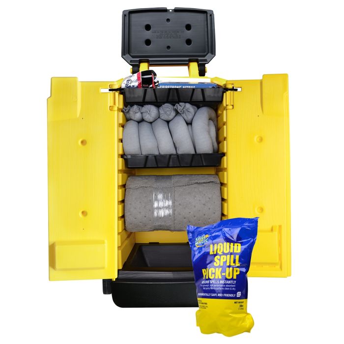 First Aid Only 97519 Spill Magic Spill Clean Up Cart