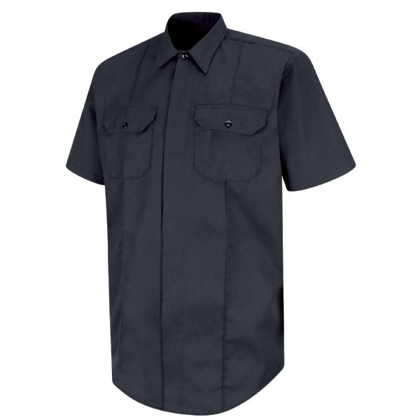 Horace Small HS1430 New Dimension Men's Concealed Button Front Short Sleeve Shirt