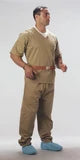 Humane Restraint MBT-480 Leather Transport Belt with D-Ring and Side Cuffs