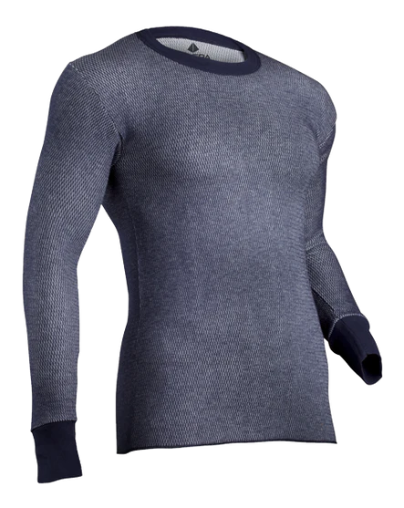 Indera Mills 31LS Dual Face Raschel Knit Performance Thermal Long Sleeve Shirt with Silvadur