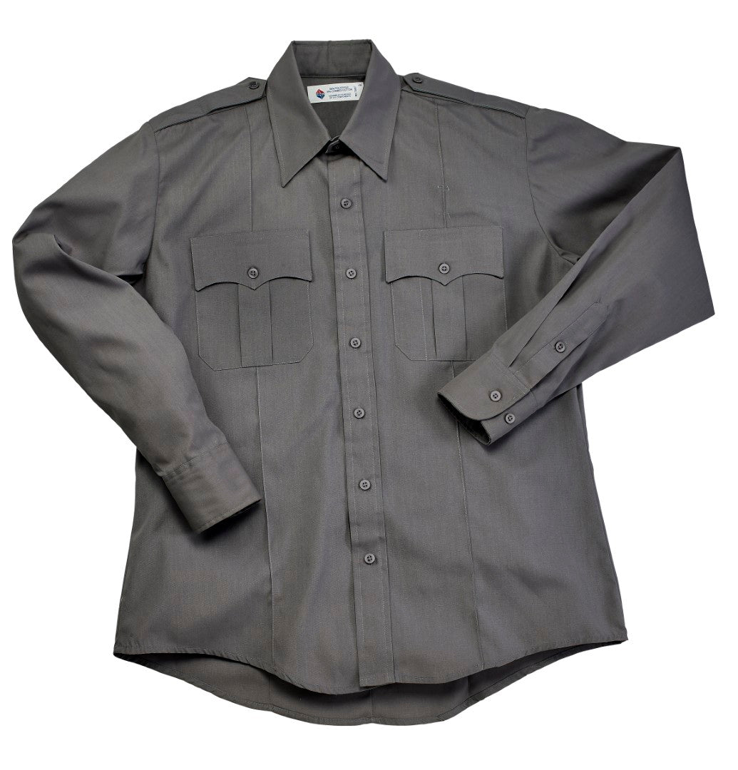 Liberty Uniform 761M Men's Long Sleeve 100% Poly Police/Guard Shirt