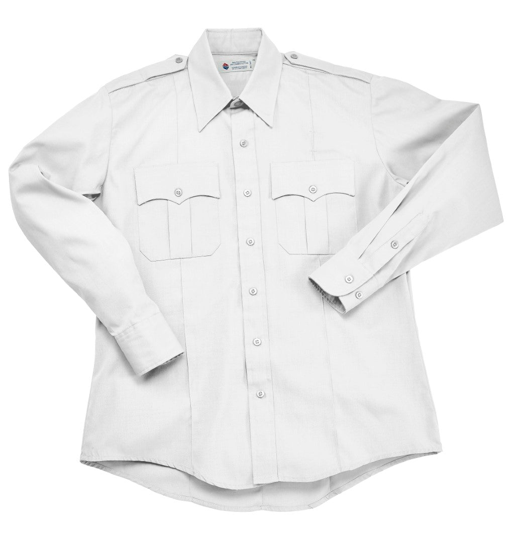 Liberty Uniform 761M Men's L/S 100% Poly Police/Guard Shirt