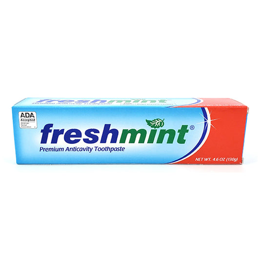 Freshmint TPADA46 4.6 oz. Premium Anticavity Fluoride Toothpaste (ADA Approved)