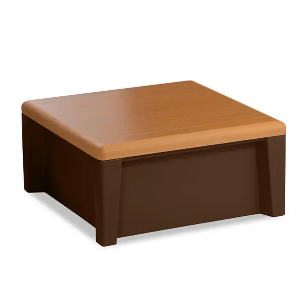 Norix FO2727 Forté Occasional Table with Laminate Top and Molded Base