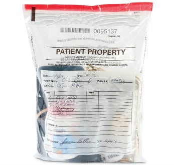 Pacific Concepts Patient Property Bag