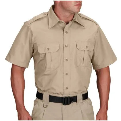 Propper F5301-38 Short Sleeve BDU Tactical Dress Shirt - Ripstop