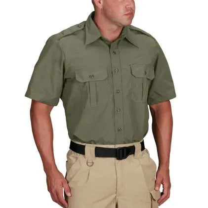 Propper F5301-38 Short Sleeve BDU Tactical Dress Shirt - Ripstop
