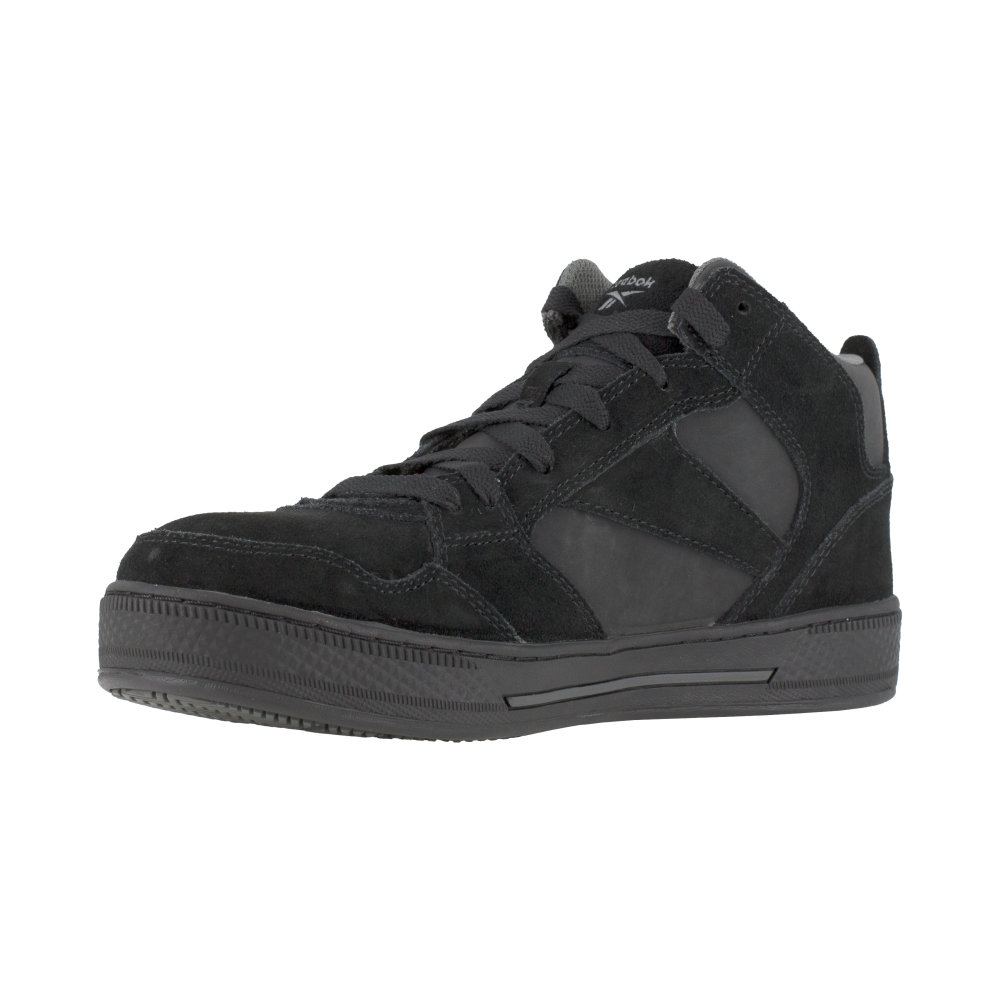 Reebok RB1735 Men's Dayod Skateboard Composite Toe Work Shoes - Black