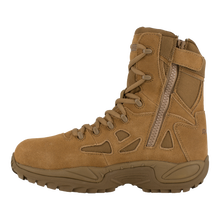 Load image into Gallery viewer, Reebok RB8850 Men&#39;s Rapid Response Stealth Composite Toe Tactical Boots - Side Zip - Coyote
