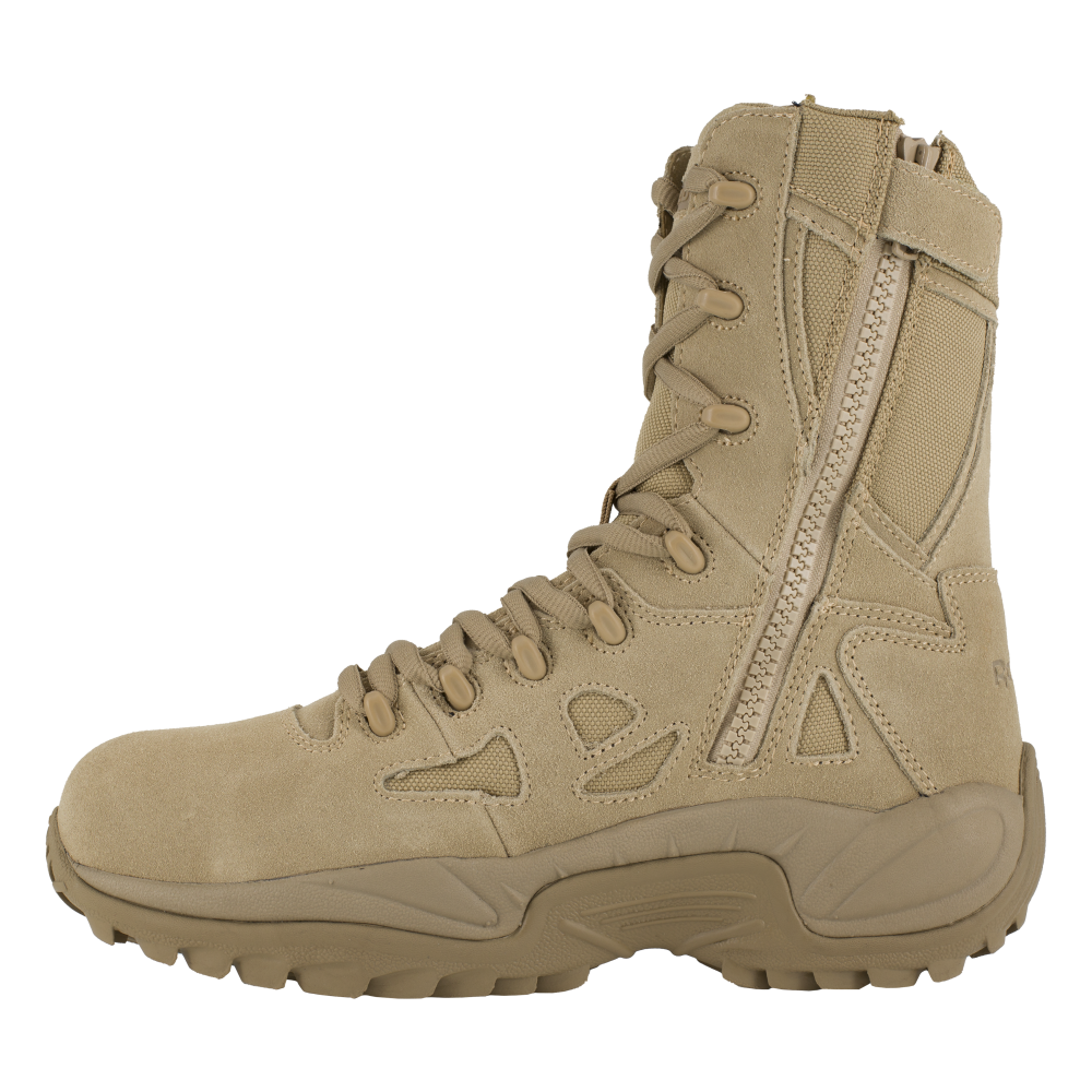 Reebok RB8894 Men's Composite Toe Athletic Side Zipper Boots - Desert Tan