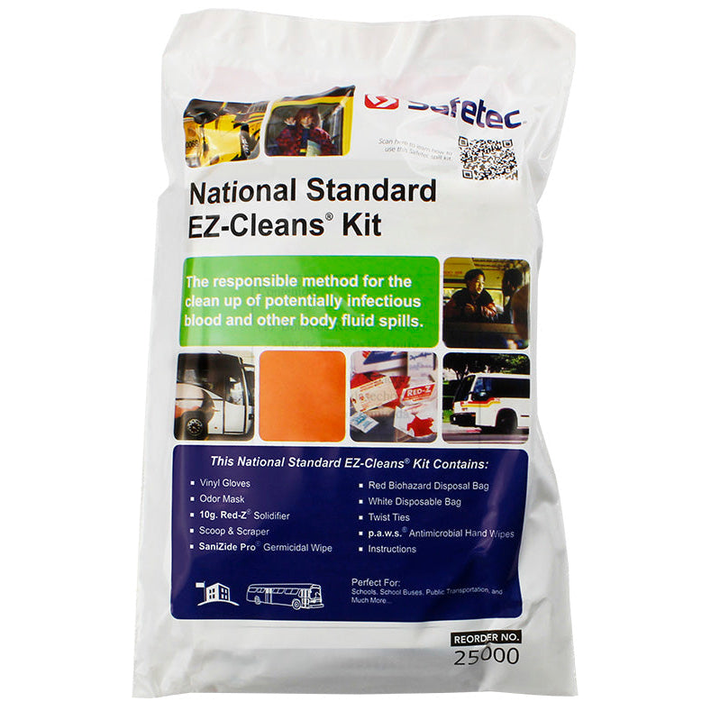 Safetec 25000 Body Fluid Clean Up Kit National Standard Poly-Bag Refills