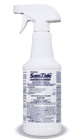 Safetec 34805 Sanizide Plus Surface Disinfectant 16 oz Bottles