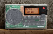 Load image into Gallery viewer, Sangean HDR-14CL Portable HD Radio with Speaker - Clear

