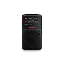Load image into Gallery viewer, Sangean SR-35 AM/FM Hand-held Radio Receiver with Earphones - Clear or Black

