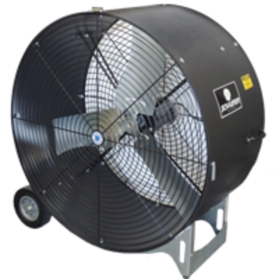 Schaefer VKM42-2-O 42" Versa-Kool 2-Speed Mobile Drum Fan with OSHA Guards
