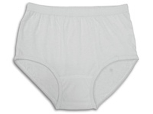 Women's Briefs 100% Cotton-WHT ONLY (3pc) - Wilson Inmate Package Program