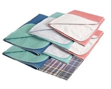 Twill Reusable Underpads - Incontinent Care Bed Protectors - 34"x36"