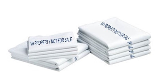 T180 Percale "Hospital Property" or "VA Property" Bed Sheets