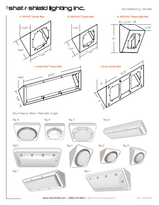 Shat-R-Shield Lighting Ironclad H2O Pro Tamper-Resistant LED Light for Correctional & Behavioral Facility Showers