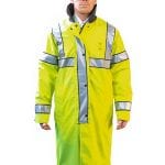 Load image into Gallery viewer, Anchor Uniform 02230 Aqua Control 49&quot; High-Visibility Reversible Raincoat
