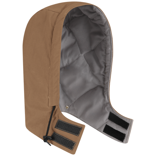 Bulwark HLH4BD FR Brown Duck Universal Fit Snap-On Insulated Hood - Excel FR ComforTouch (HRC 4 - 47 cal)