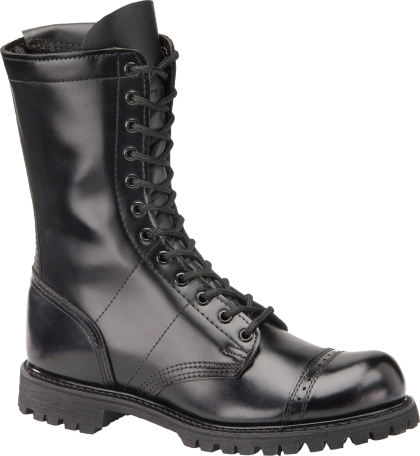 Corcoran 985 Men's 10" Field Boots w/ Side Zipper and Lug Outsole - Black