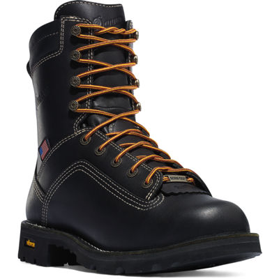 Danner 17309 Quarry USA 8" Work Boots - Black