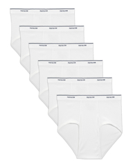 Fruit of the Loom Mens Classic White Briefs