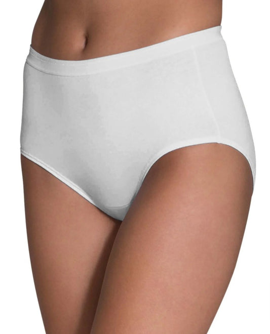 Fruit of the Loom Women's White Brief Underwear