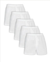 Load image into Gallery viewer, Fruit of the Loom 5P595 Men&#39;s Classic Relaxed Fit White Boxer Shorts, 5-pack
