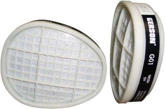 Gerson G01 Organic Vapor Cartridge Filters (2 pack)