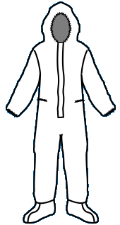 Kappler PPH424 ProVent Plus Protective Coveralls with Hood & Attached Shoecovers