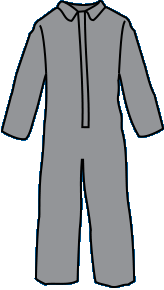 Kappler Z2H412 Zytron 200 Coveralls with Collar, zipper front, Heat Sealed-Taped Seams