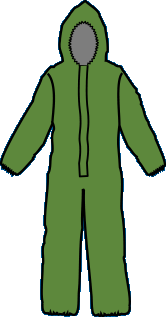 Kappler Z4H428 Zytron 400 Coveralls with Hood, LongNeck design with extended zipper closure, Heat Sealed-Taped Seams