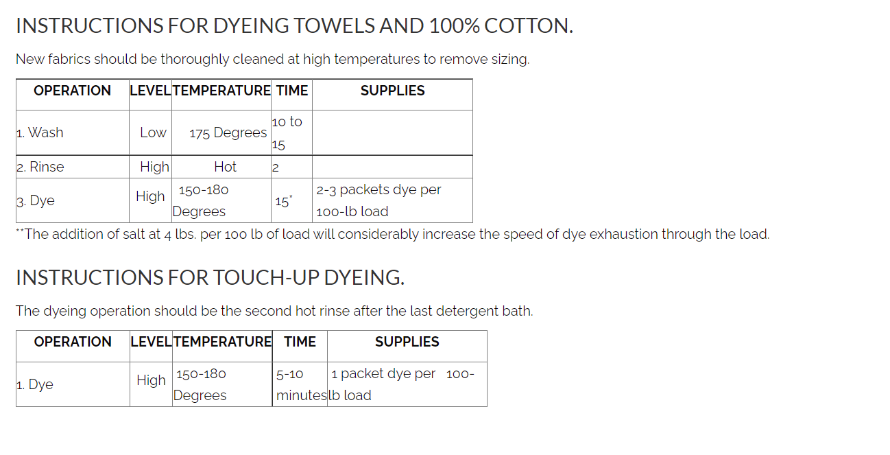 Keycolour Industrial Laundry Dye for Cotton Towels