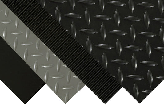 M+A Matting 783 Diamond Plate Non-Conductive Switchboard Matting