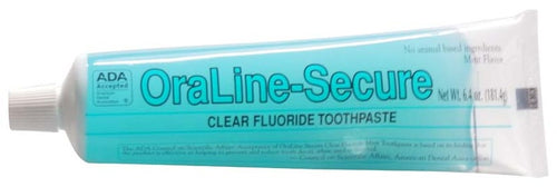OraLine Secure Care 41997 6.4 oz ADA Clear Toothgel (case)