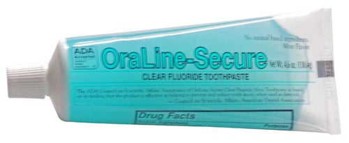 OraLine 41999 Secure Care 41999 4.6 oz ADA Clear Toothgel (case)