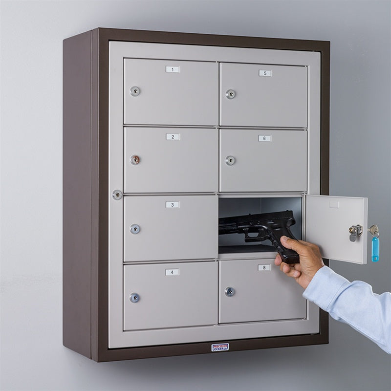 Precision Locker Squadron 8-Door Pistol Locker