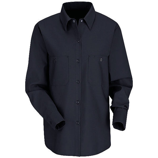Red Kap SP13 Women's Solid Color Long Sleeve Work Shirt
