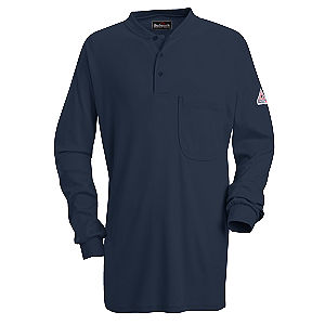 Bulwark SEL2 Lightweight FR Long Sleeve Henley Shirt - Excel FR (HRC 2 - 8.9 cal)