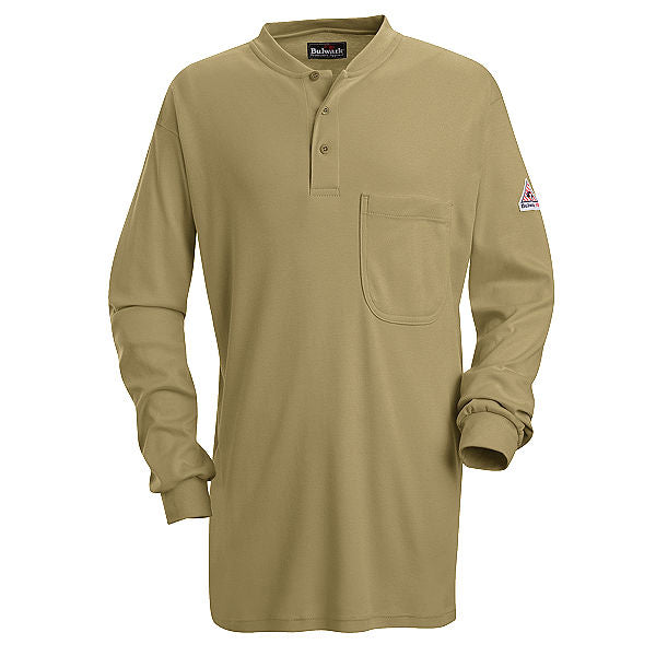 Bulwark SEL2 Lightweight FR Long Sleeve Henley Shirt - Excel FR (HRC 2 - 8.9 cal)