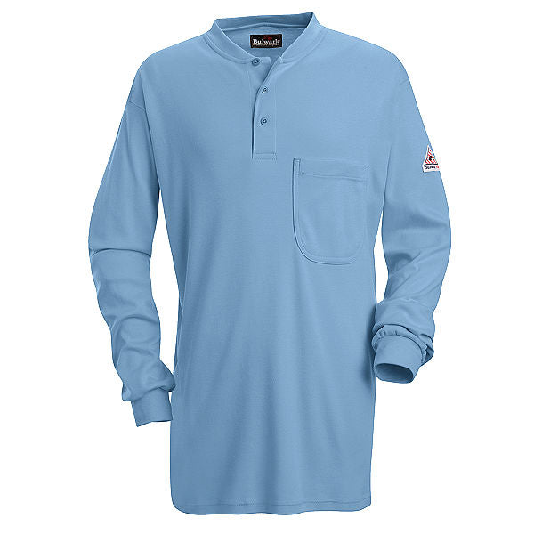 Bulwark SEL2 Lightweight FR Long Sleeve Henley Shirt - Excel FR (HRC 2 - 8.9 cal)