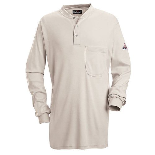 Bulwark SEL2 Lightweight FR Long Sleeve Henley Shirt - Excel FR (HRC 2 - 9.6 cal)